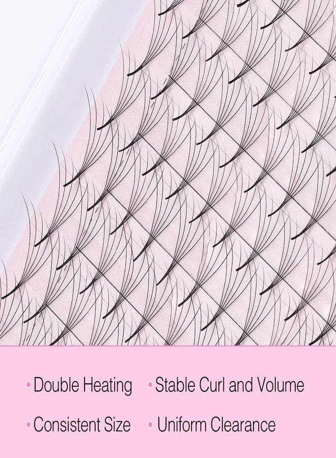 EMEDA 320 Fans Premade Lash Fans Pointy Thin Base XL Boxes Premade Fans Eyelash Extensions Stable D Curl Lash Extension Premade Fans Pre Fanned Volume Lash Extensions (5D-0.07-D-8-15mm) - Image 4